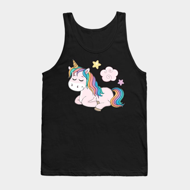 unicorn kids Tank Top by zaki-tees